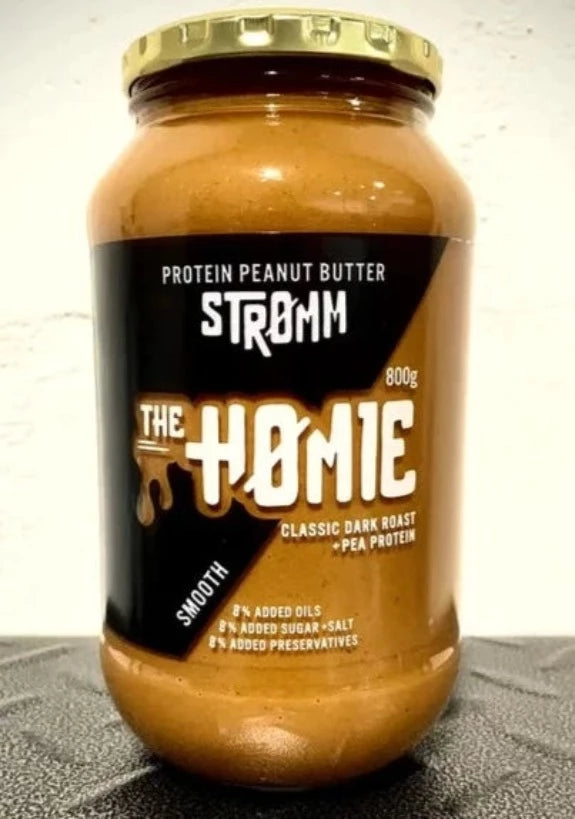 STROMM High-Protein Peanut Butter, now available at Country Pantry