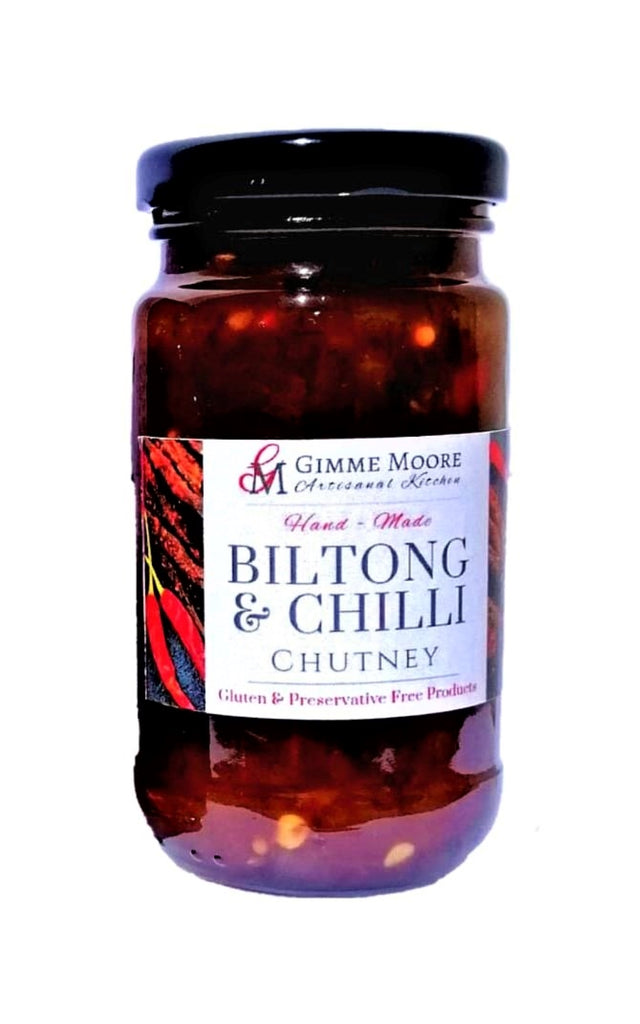 Biltong & Chilli Chutney available at Country Pantry