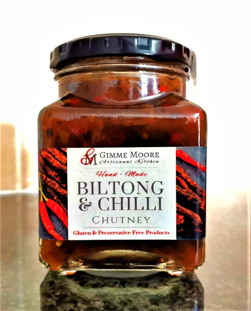 Biltong & Chilli Chutney available at Country Pantry