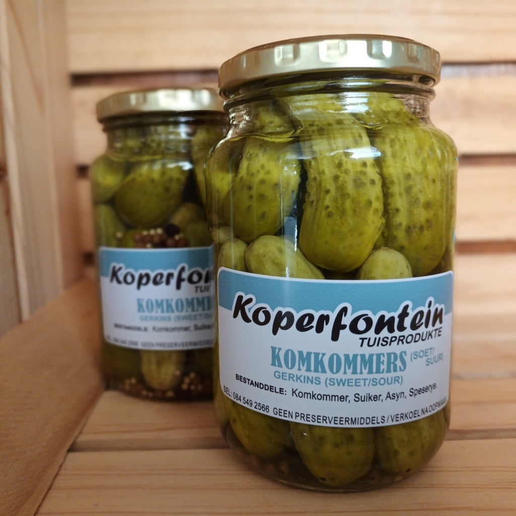 Pickled Gherkins available at Country Pantry