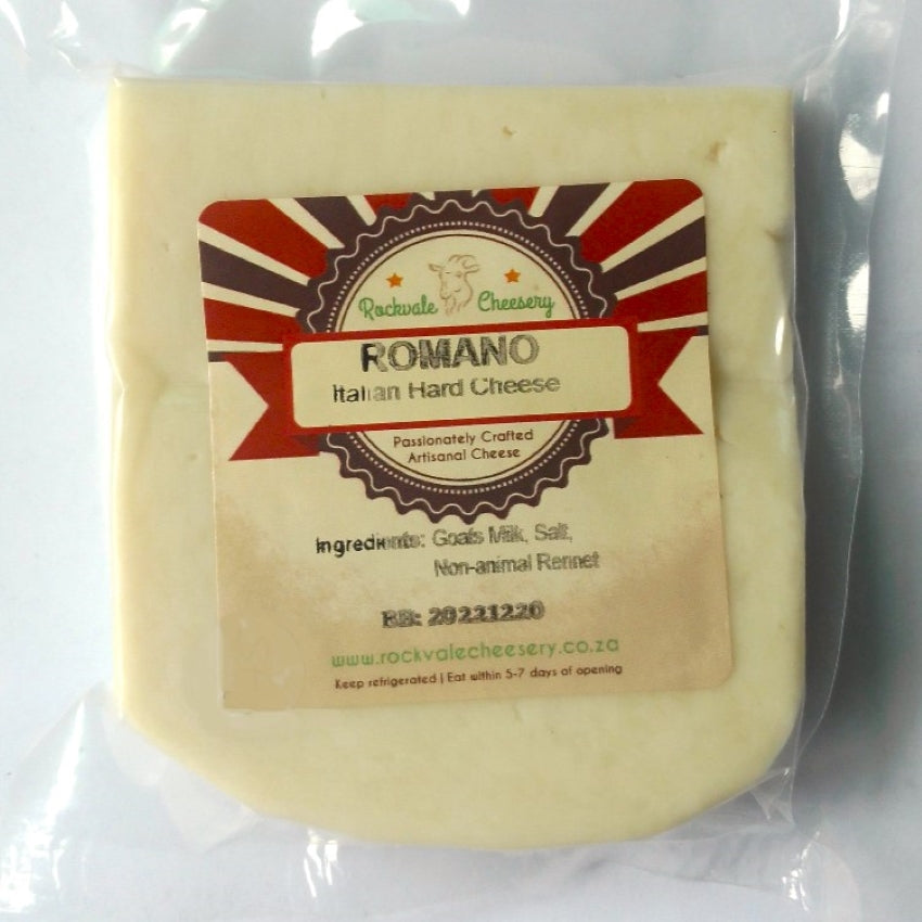 Romano Hard cheese made from Goat Milk, available at Country Pantry