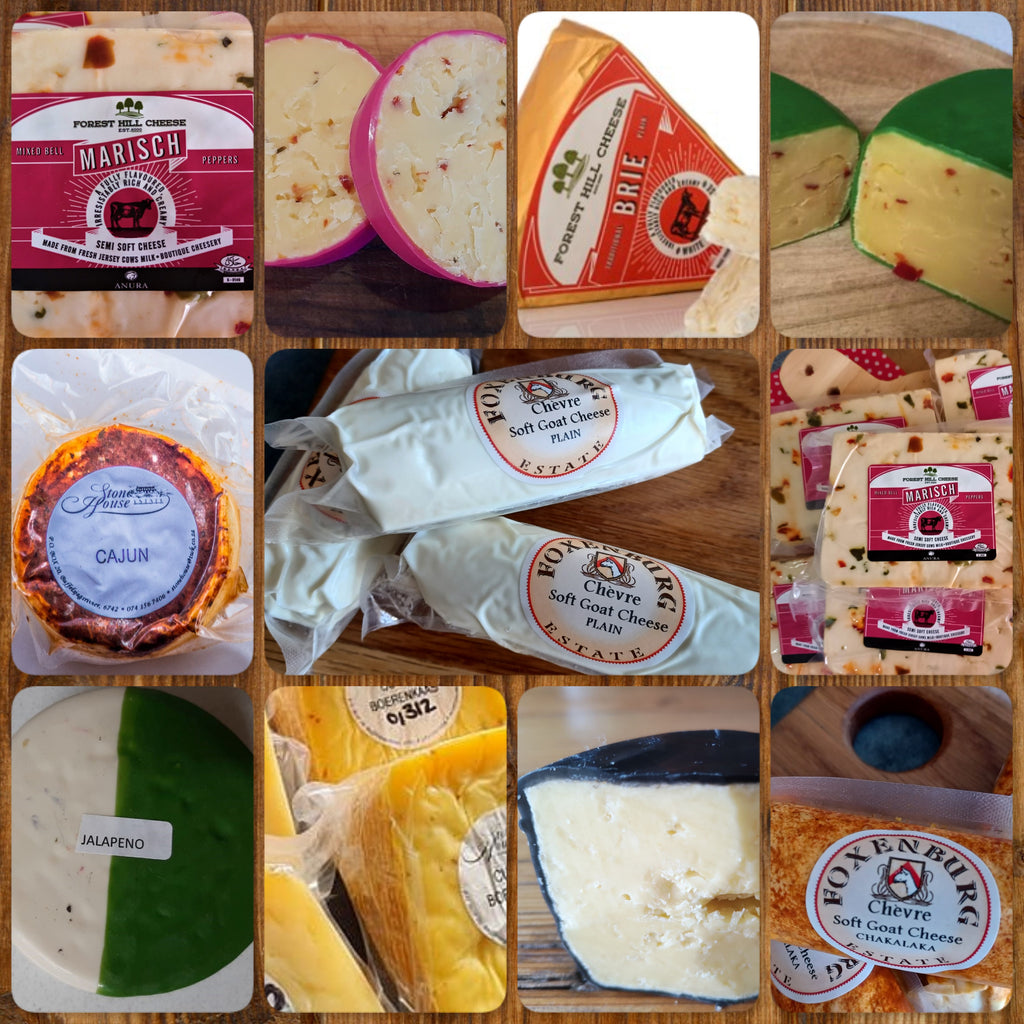 Selection of 3 cheeses, available at Country Pantry