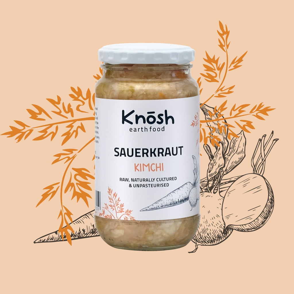 Sauerkraut, available at Country Pantry (Kimchi flavour)