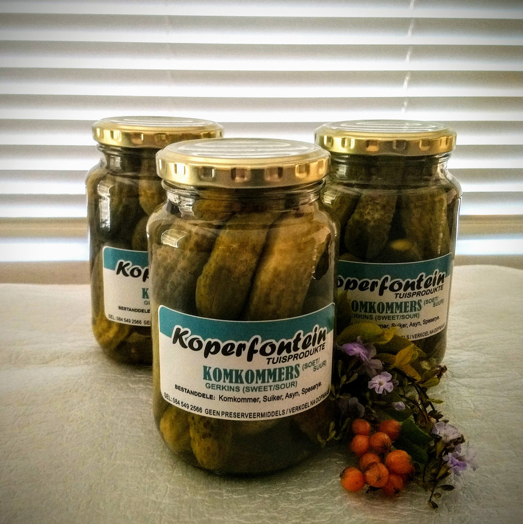 Pickled Gherkins available at Country Pantry