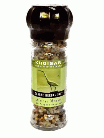 Coarse Salt & Seaweed Grinder in glass bottle