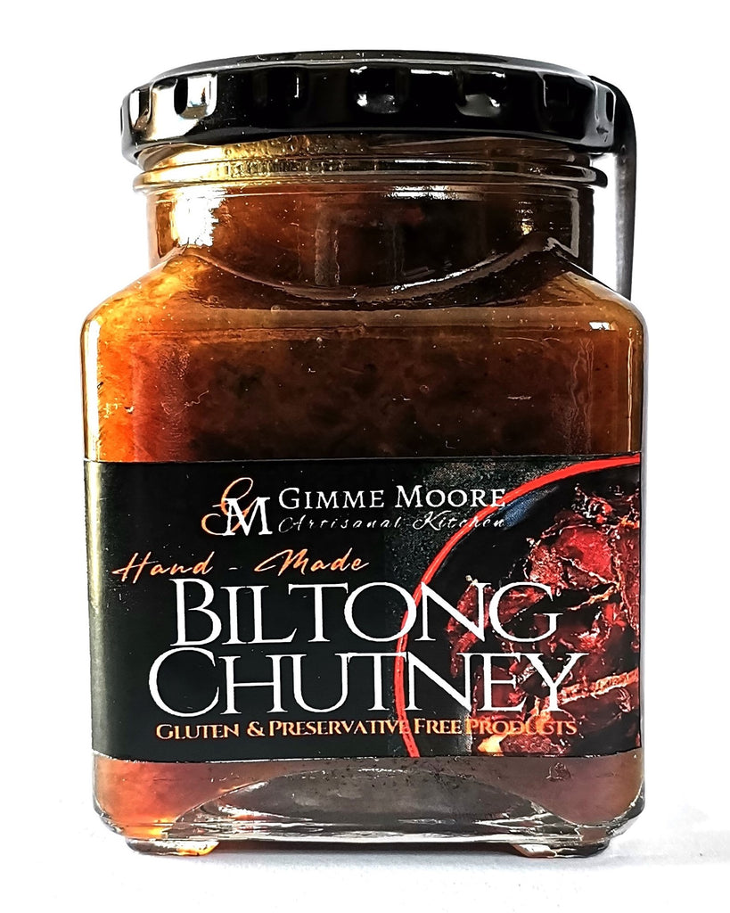 Biltong & Onion Chutney available at Country Pantry.